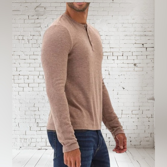 Threads for Thought Henley Shirt Men’s XL NWT | Purple Heather + Sustainable - Picture 4 of 5